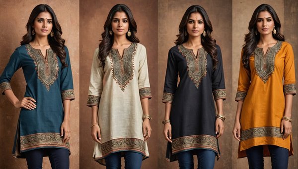 Découvrez la tunique indienne femme : élégance et confort